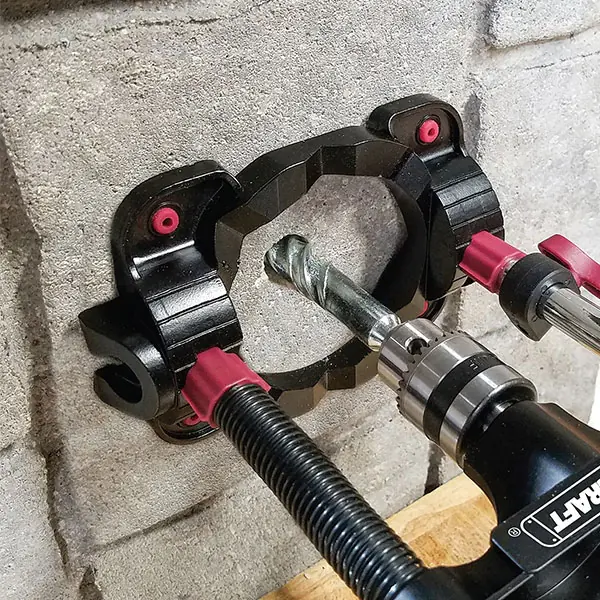 Support de perçage DrillMate (queue hexagonale et mandrin) MILESCRAFT Support de perçage DrillMate (queue hexagonale et mandrin) MILESCRAFT
