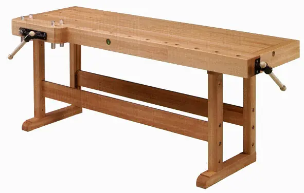 Etabli Modèle 4 avec Bench Dogs ronds. Longueur de la table 2000 mm ULMIA