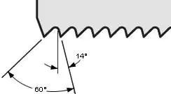 Scie à Queue d'Aronde 9 pouces (229mm) Pas de 14 TPI (1.8mm) VERITAS