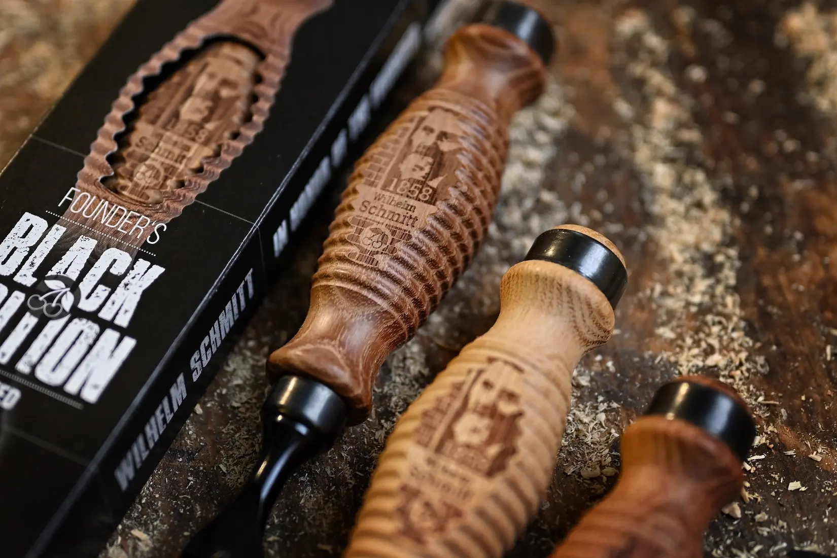 Ciseau à bois 20 mm Founder's Black Edition KIRSCHEN