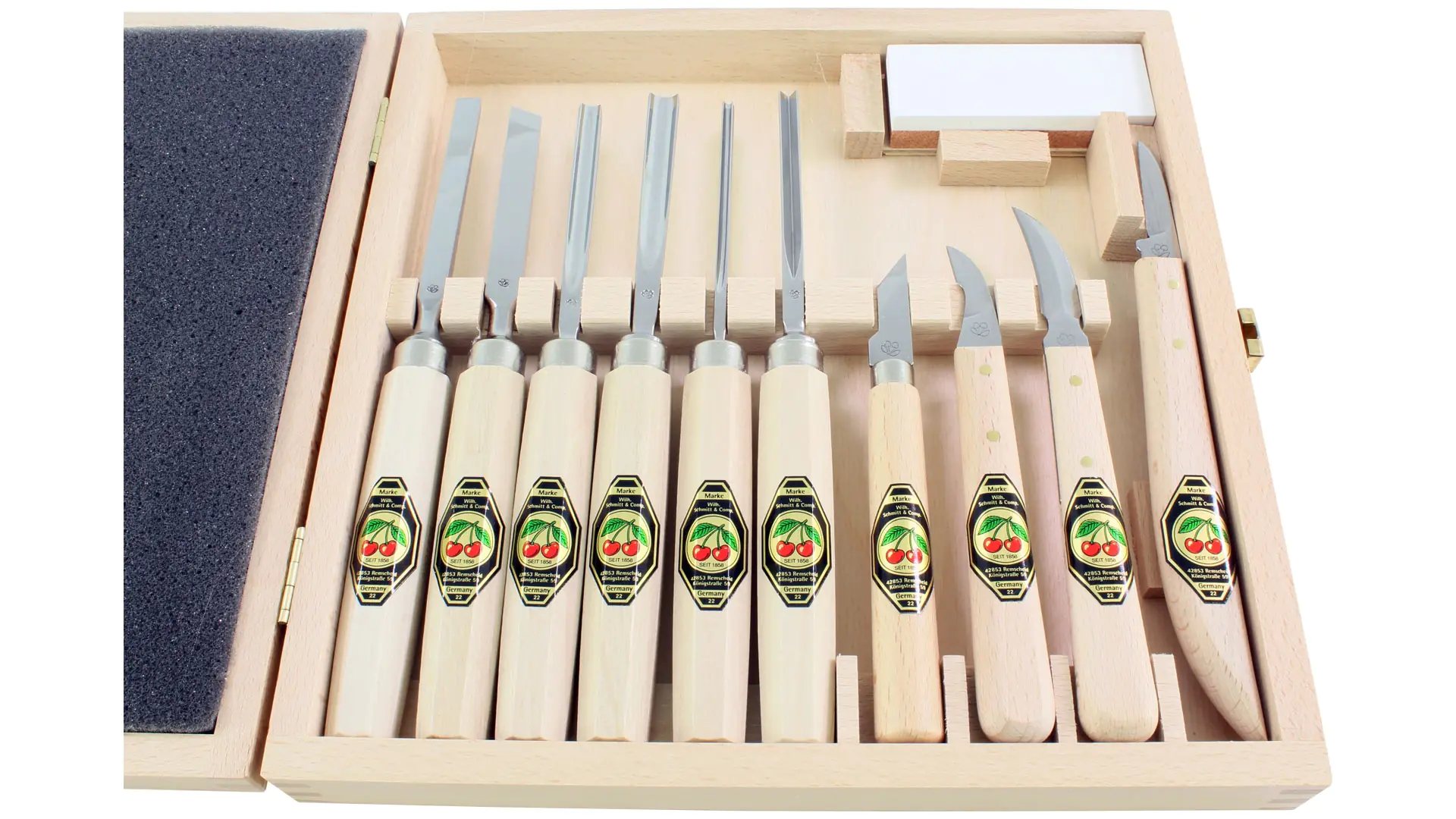 Ensemble de 11 Petits Outils et Couteaux de Sculpture  TWO CHERRIES