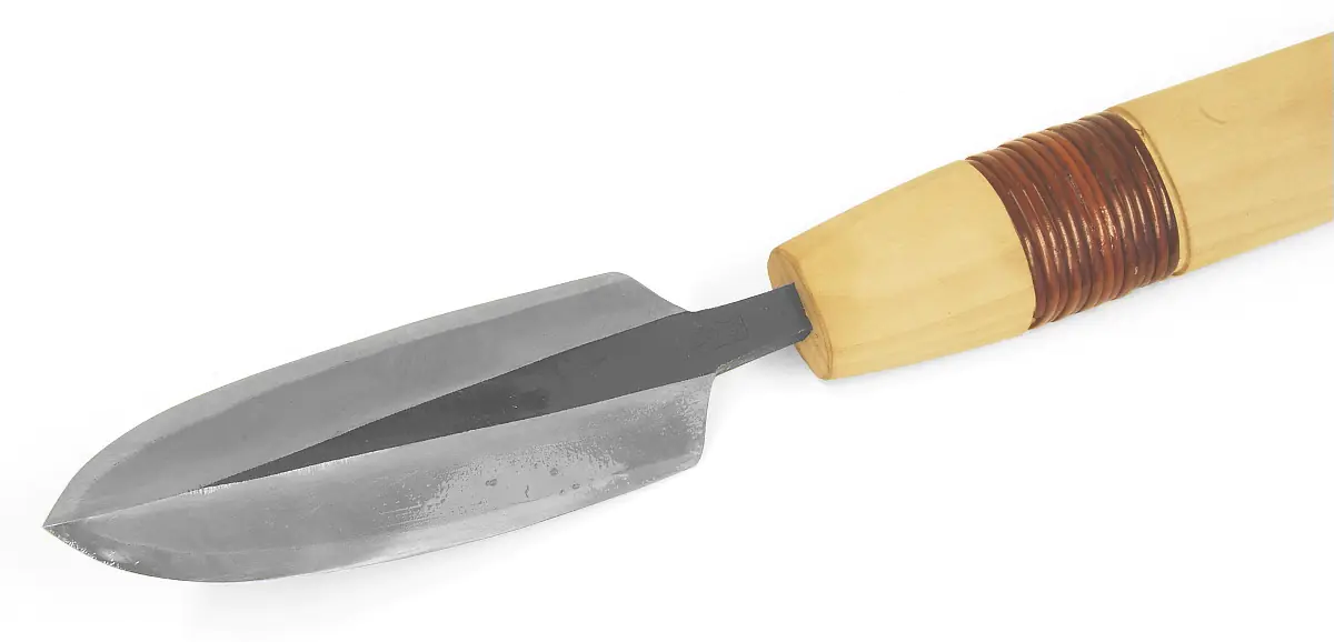 Yari-Ganna Lame en Acier Bleui Légèrement Incurvée 120 x 40 mm Longueur Totale 765 mm TASAI