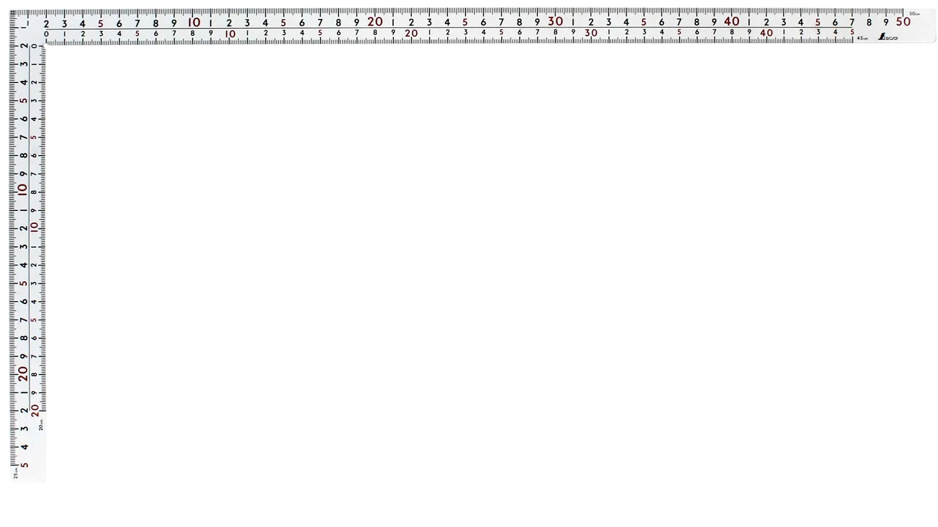 Équerre d'Encadrement Japonaise Blanche Rigide 30cm SHINWA Équerre d'Encadrement Japonaise Blanche Rigide 30cm SHINWA