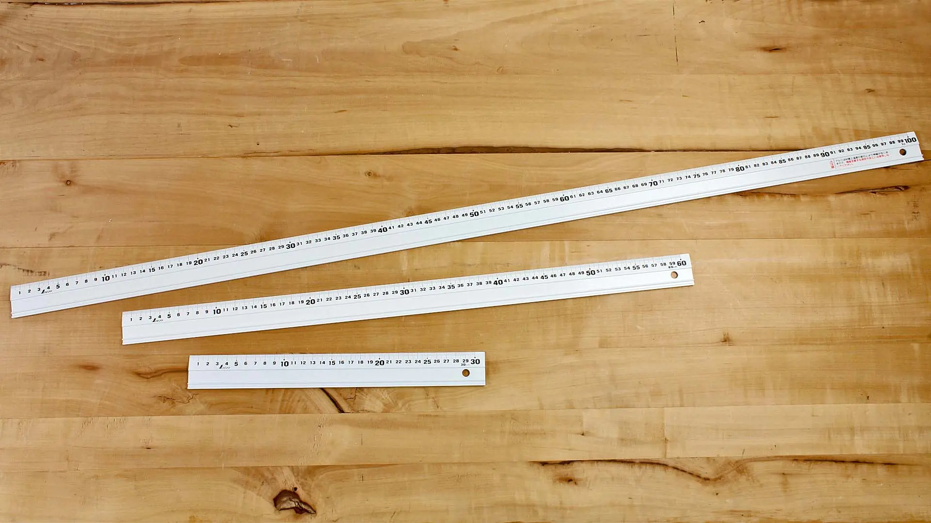 Règle en aluminium, antidérapante