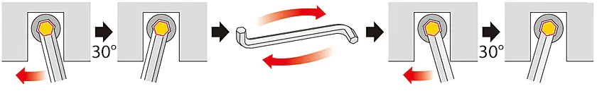 Clé Allen 1.5 mm Bras Long 50 mm avec 2 Bras Courts 6 mm ASAHI Clé Allen 1.5 mm Bras Long 50 mm avec 2 Bras Courts 6 mm ASAHI