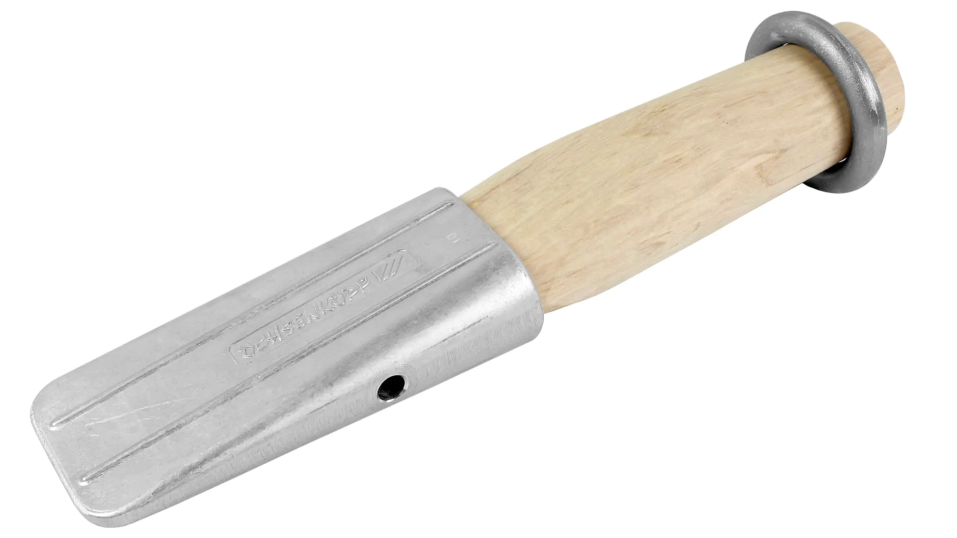 Coin en Aluminium avec Manche et Bague en Bois 920g Longueur 360mm Bord 70mm OXE HEAD