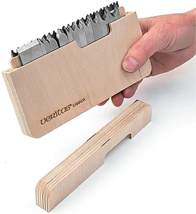 Boîte pour Lames de Rabot Combiné VERITAS