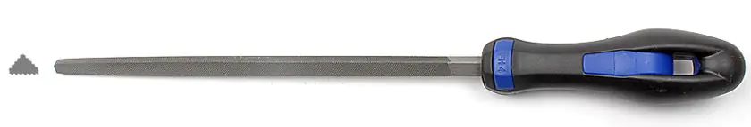 Lime Triangulaire avec Poignée Ergonomique Coupe n°2 Longueur de Coupe 200 mm AJAX