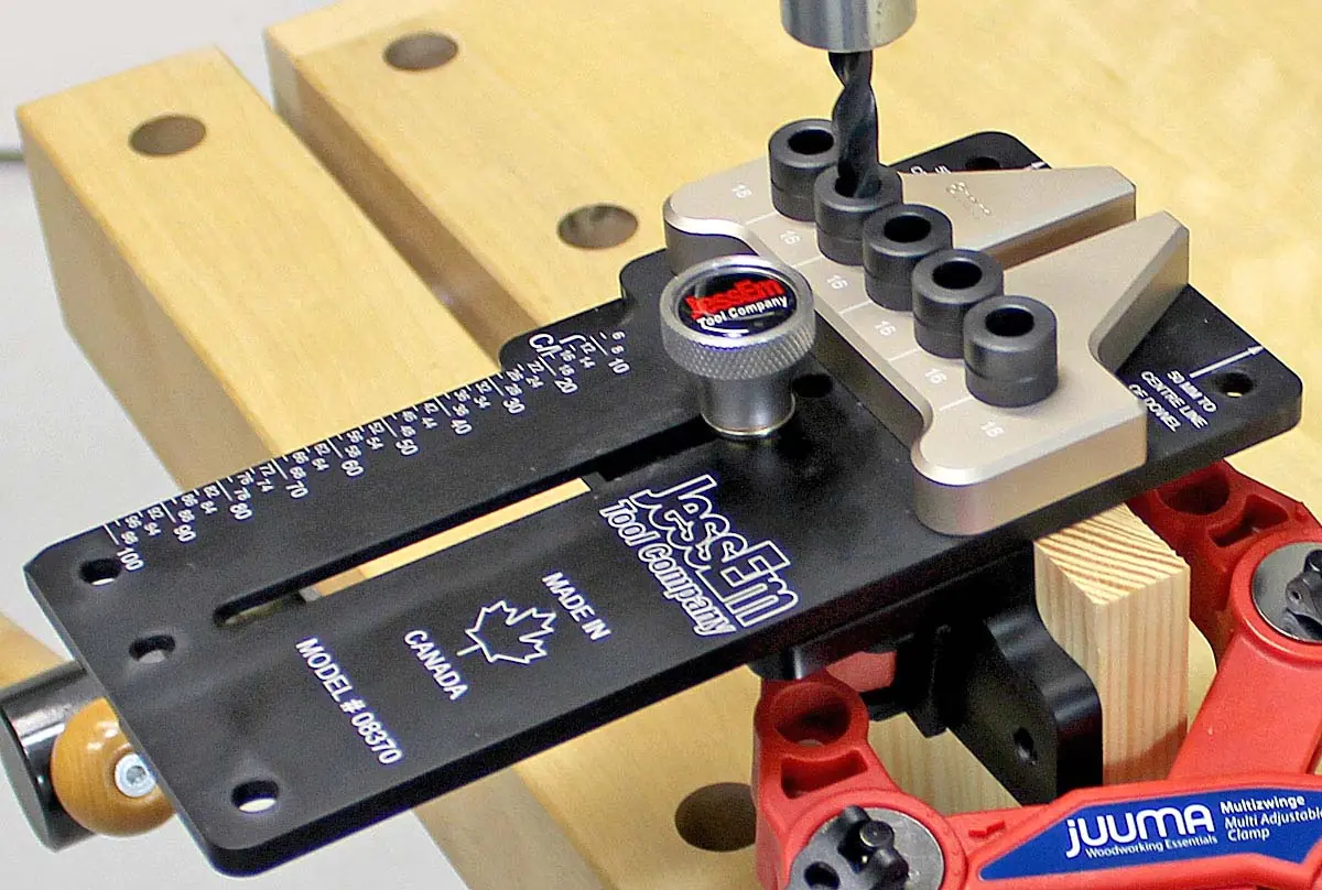 Gabarit de Perçage avec Kit pour Tourillons de 8 mm JESSEM