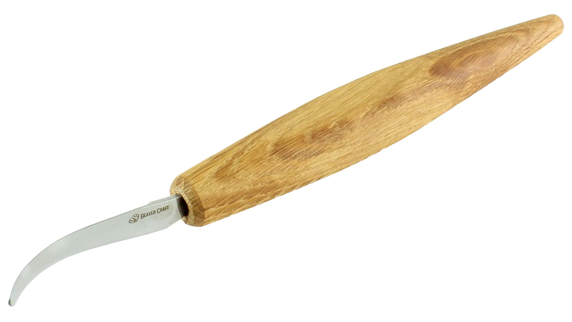 Couteau à sculpter faiblement courbé SK4S BEAVERCRAFT