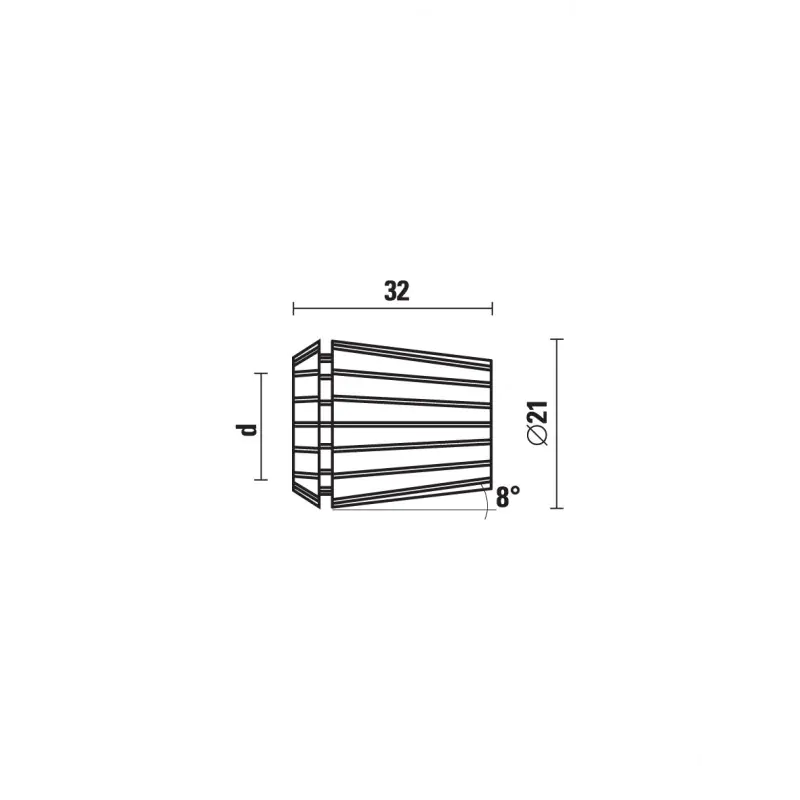 Pince de serrage ER 20 6,4 mm (1/4")  KLEIN