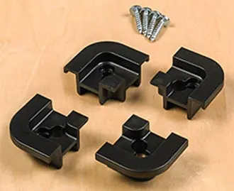 Lot de 4 Coins en Plastique for Surface de Travail VERITAS