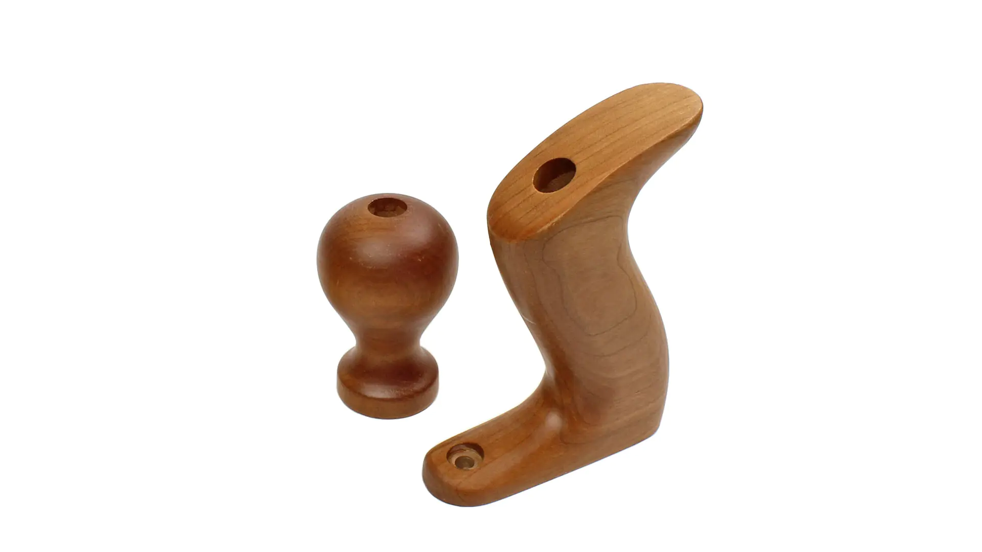 Poignée et bouton en merisier pour rabot JUUMA n°4