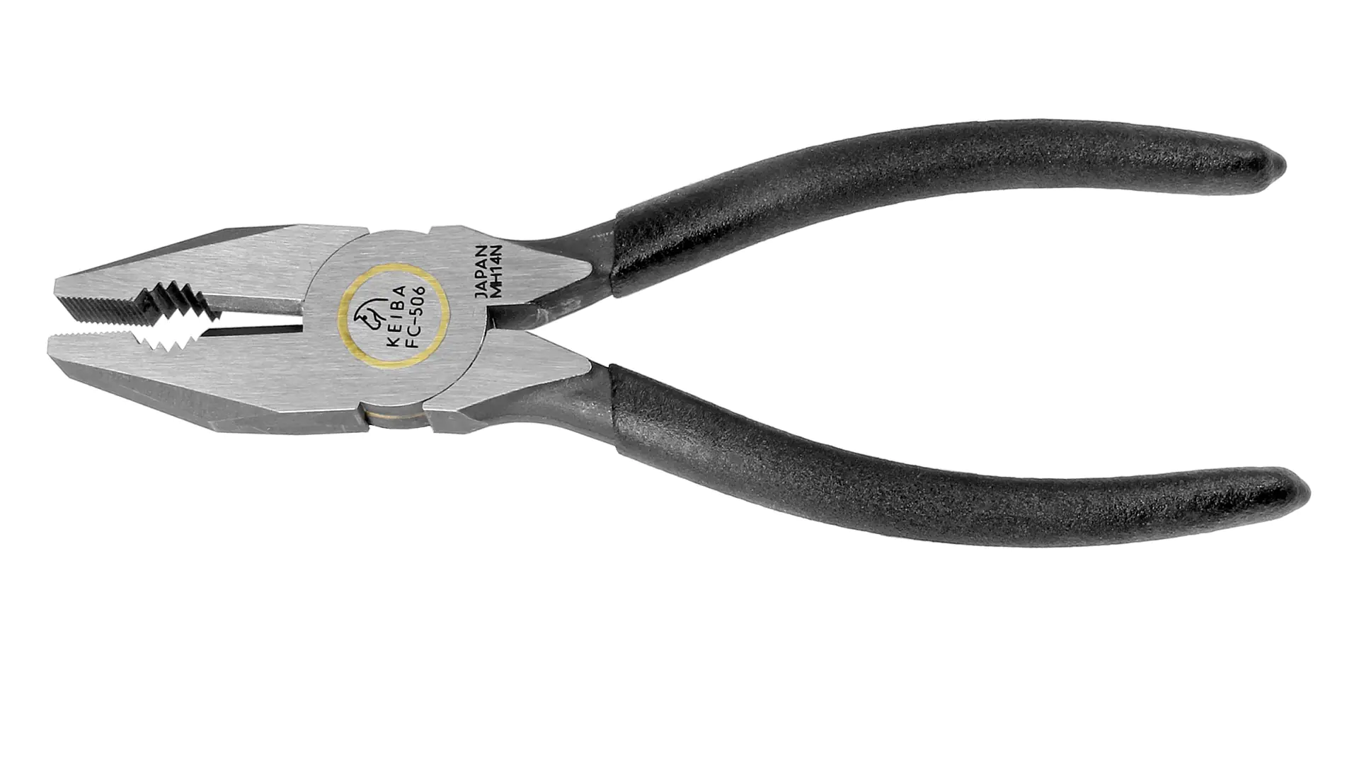 Pince Combinée de Type Européenne Manche avec Revêtement en Plastique Longueur Totale 162 mm Série Haute Qualité KEIBA
