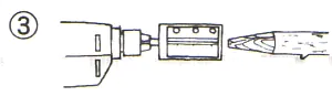 Supprimeur de Nœuds du Bois pour Nœuds de 5 à 25 mm Supprimeur de Nœuds du Bois pour Nœuds de 5 à 25 mm