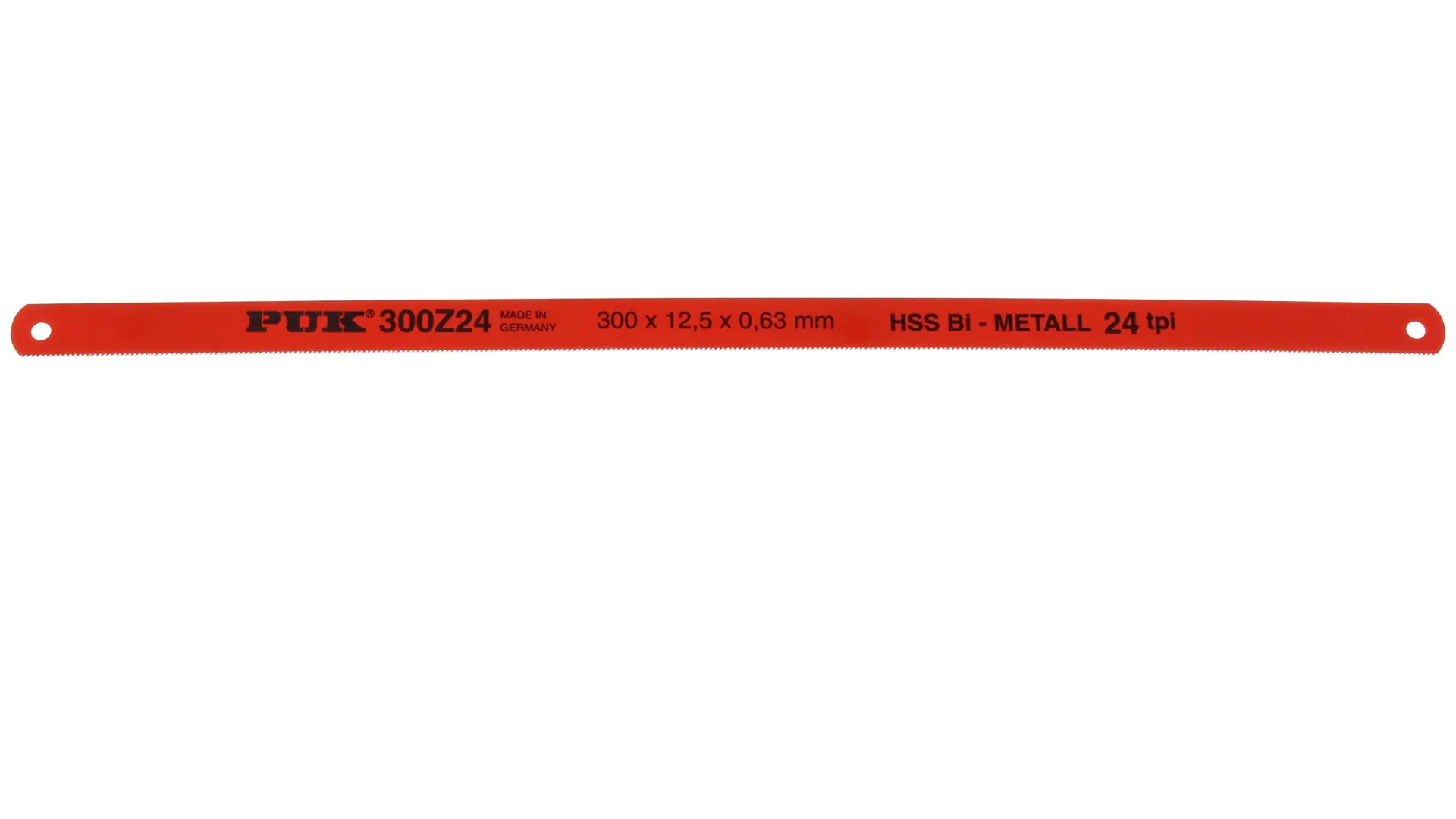 Lames de scie à métaux PUK - Dimensions 300 x 12,5 x 0,63 mm