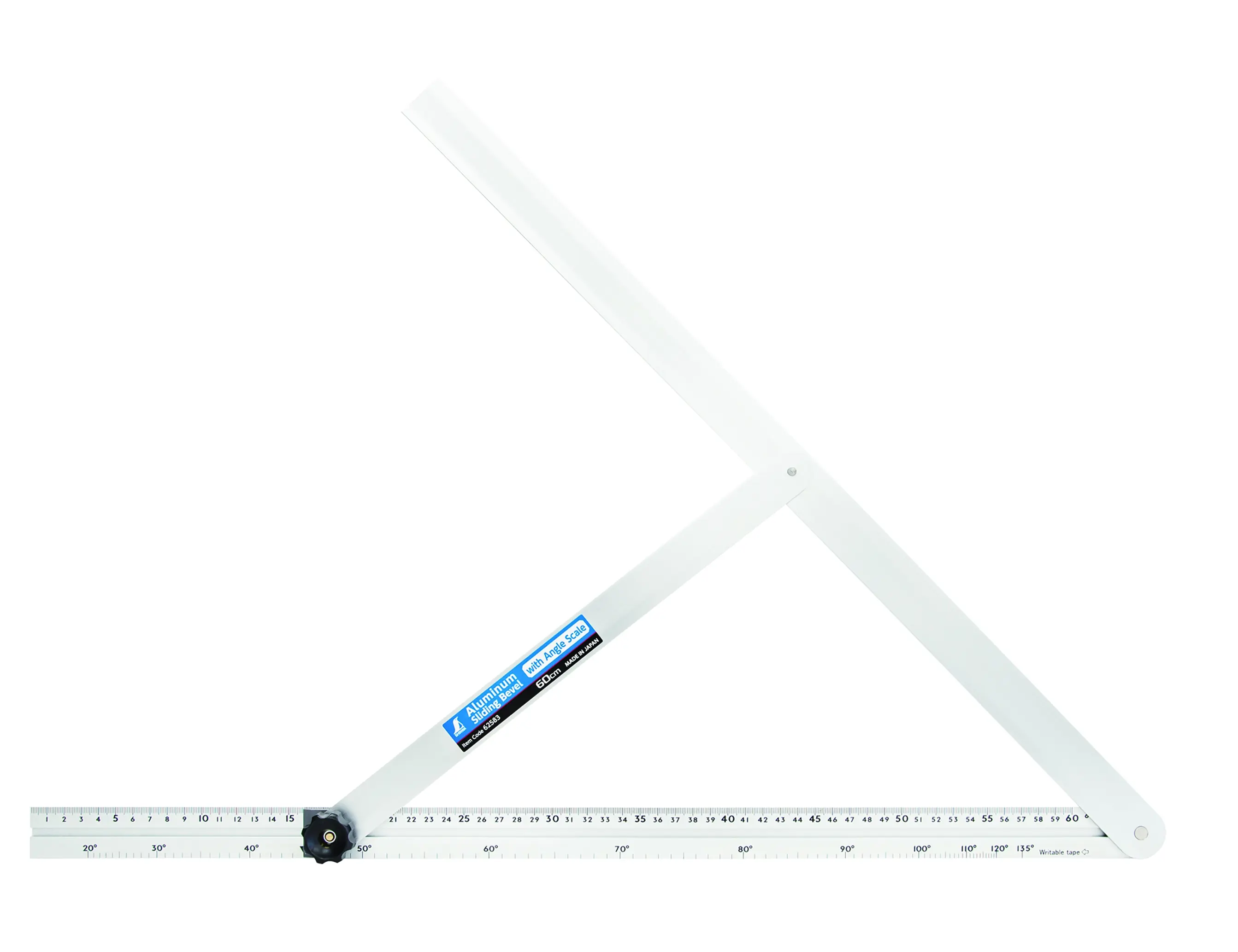 Fausse Équerre Coulissante en Aluminium 45cm SHINWA