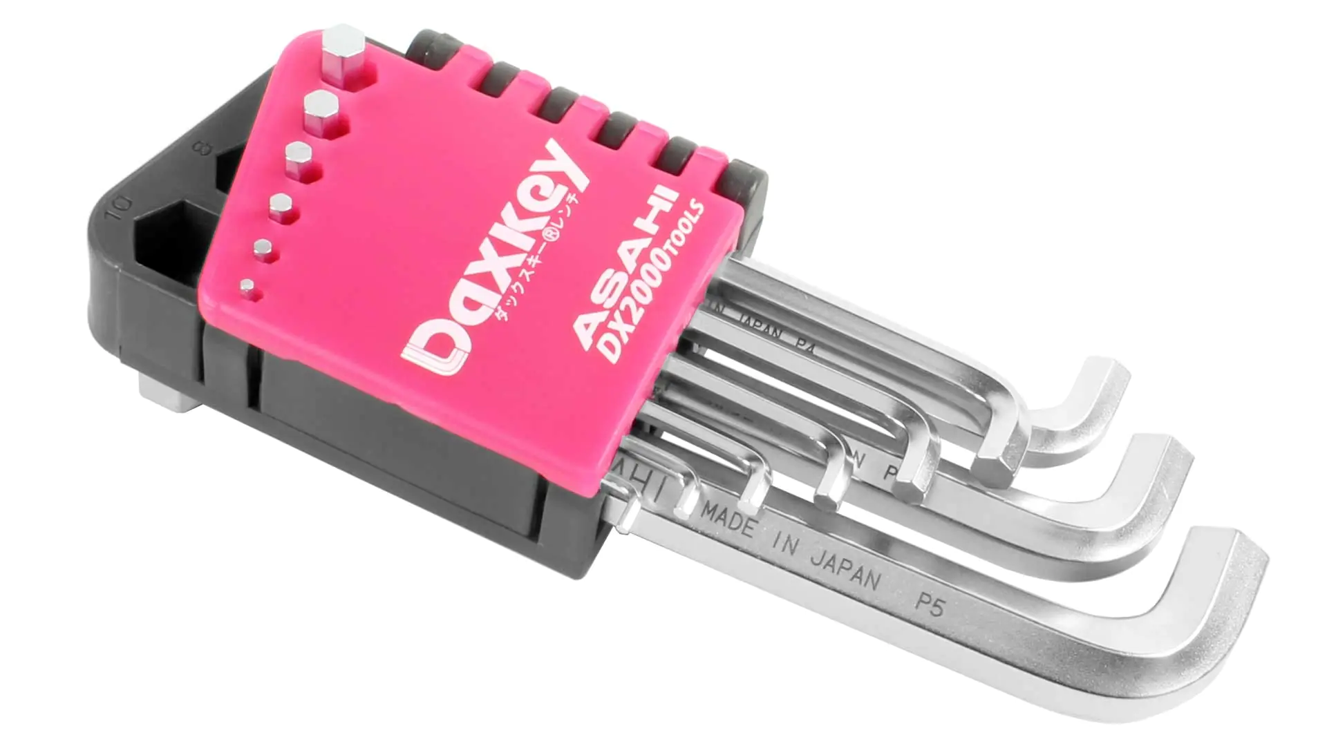 Ensemble de 9 Clés Allen Courtes avec 2 Bras Courts 1.5-2-2.5-3-4-5-6-8-10 mm ASAHI Ensemble de 9 Clés Allen Courtes avec 2 Bras Courts 1.5-2-2.5-3-4-5-6-8-10 mm ASAHI