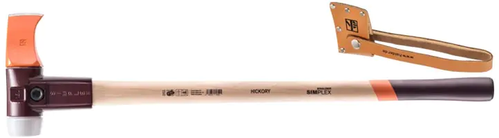 Masse merlin SIMPLEX, avec boîtier en fonte malléableet manche en hickory