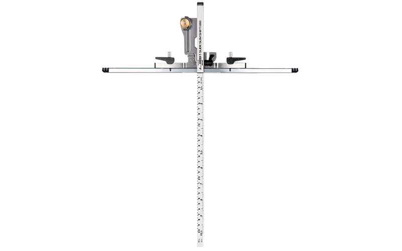 Circular Saw Guide t-Slide slim-shift foldable with long slider SHINWA
