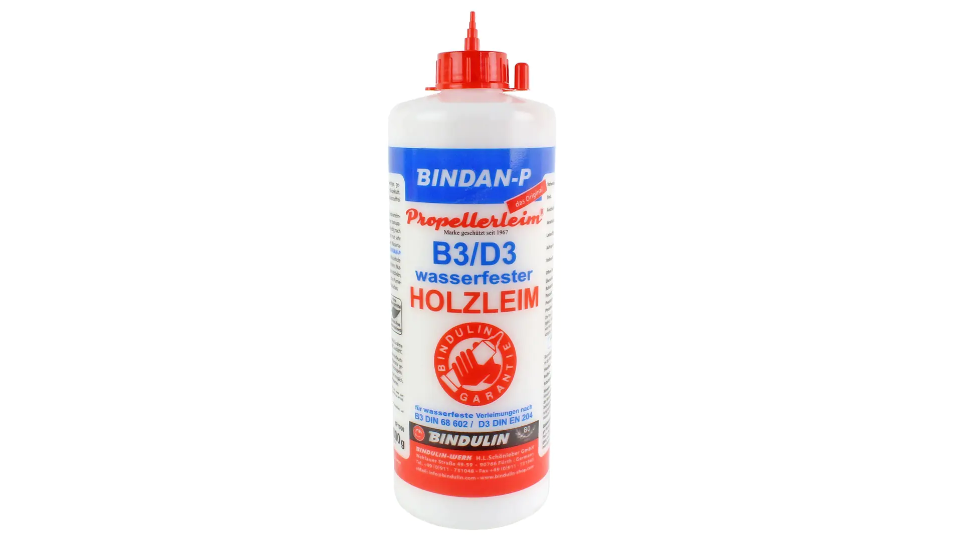 BINDAN-P Colle à bois bouteille 1000g