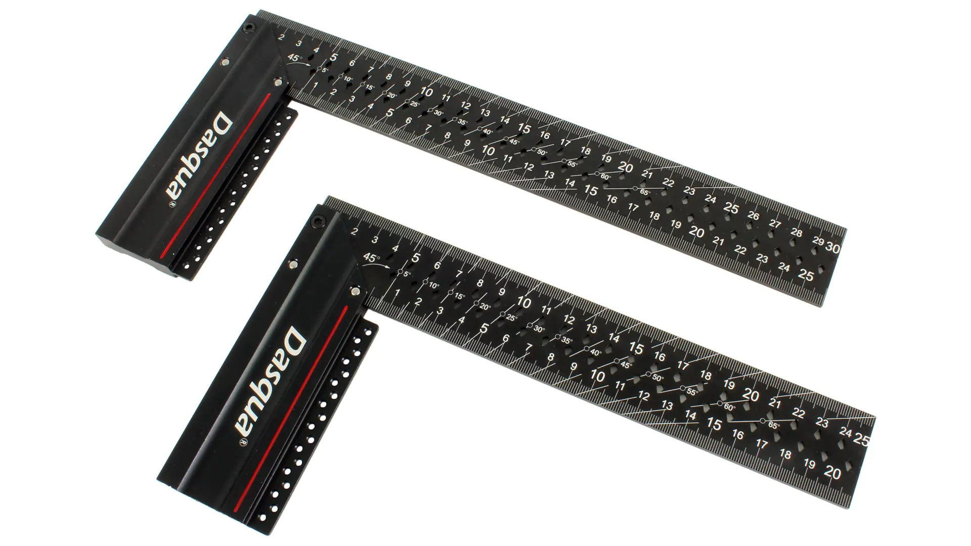 Équerre multifonctionnelle avec onglet et butée ❘ BLACK-RED Plus ❘ DASQUA