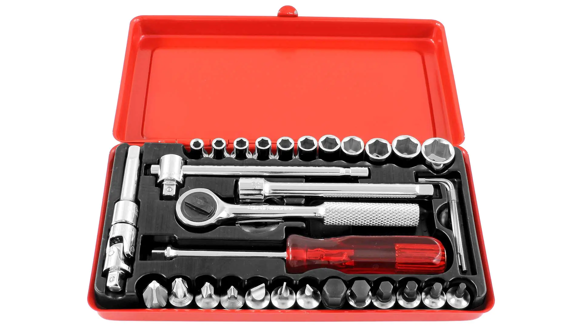 34 Pcs Socket Wrench Set 1/4 inch ASAHI 34 Pcs Socket Wrench Set 1/4 inch ASAHI