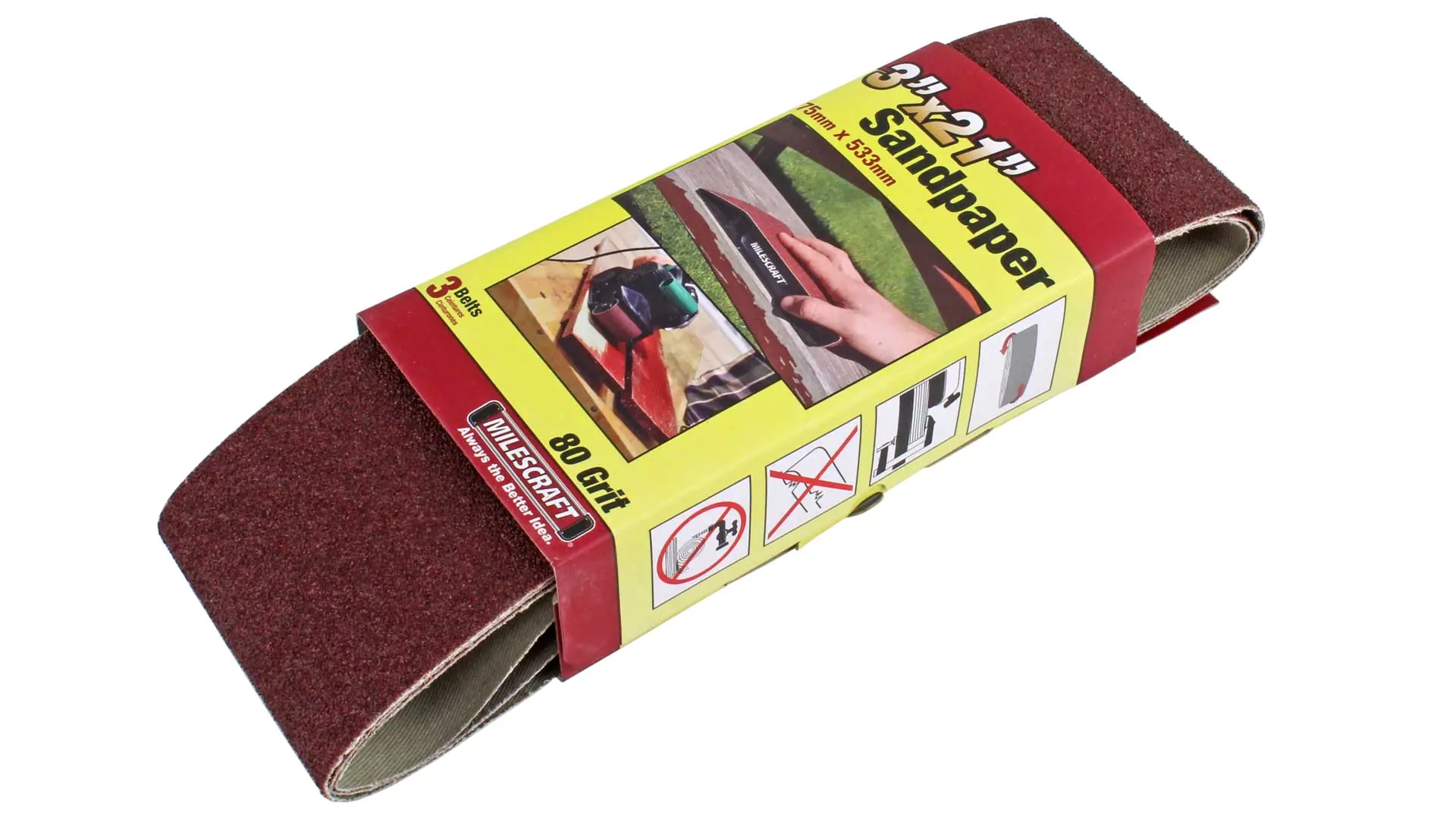 Bandes abrasives pour SandDevil3.0 MILESCRAFT