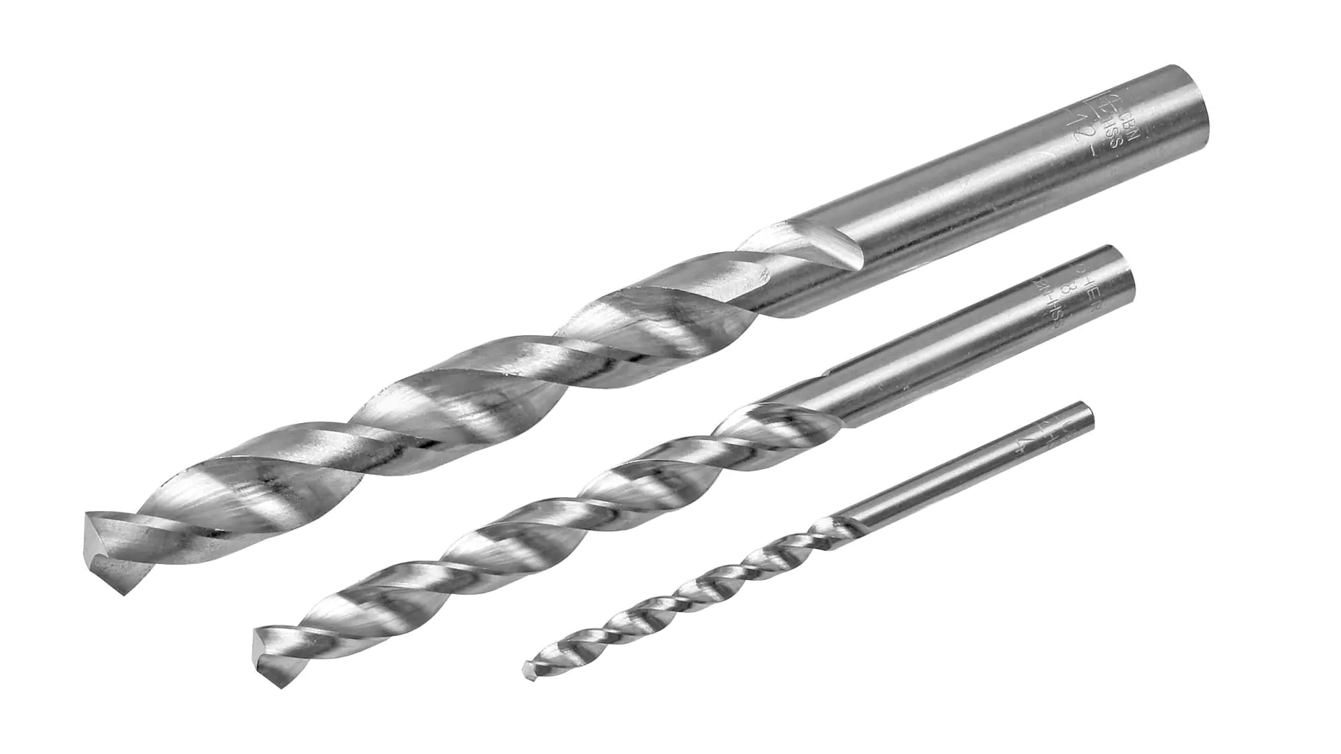 Foret hélicoïdal HSS pour aluminium, zinc, cuivre, PVC, polystyrène solide Série 022/00 avec queue cylindrique, rotation à droite LÖHER