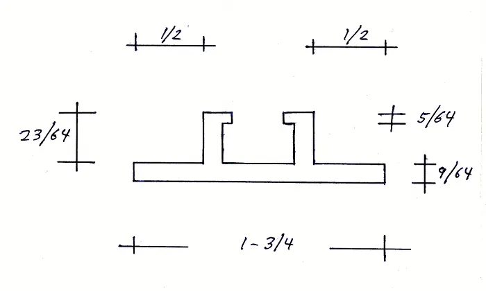 INCRA Build-It Connecteur de Panneau à Rainure en T 18 po = 457 mm