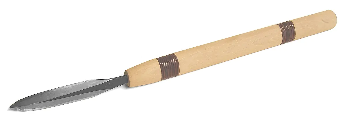 Yari-Ganna Lame en Acier Bleui Inversée Légèrement Incurvée 105 x 24 mm Longueur Totale 510 mm TASAI