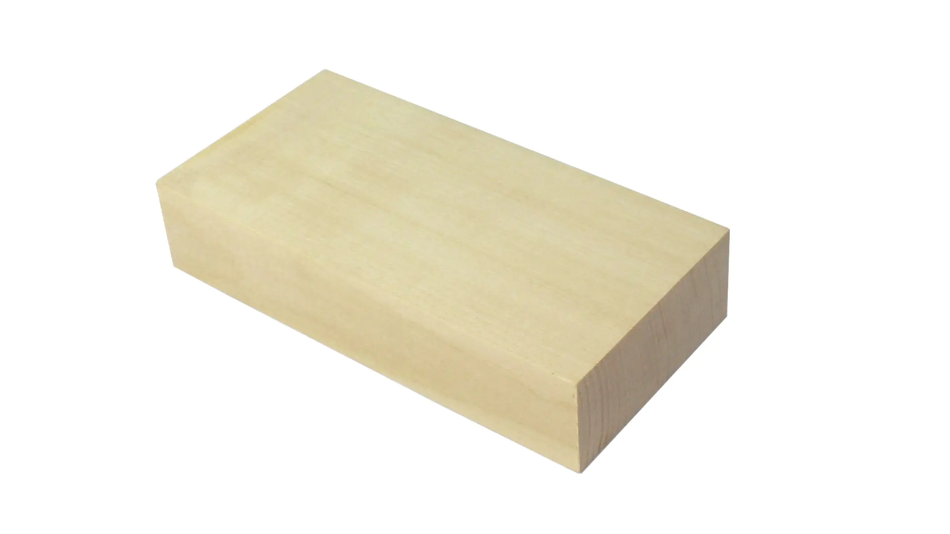 Block Vierge en Bois de Tilleul 165 x 80 x 34 mm