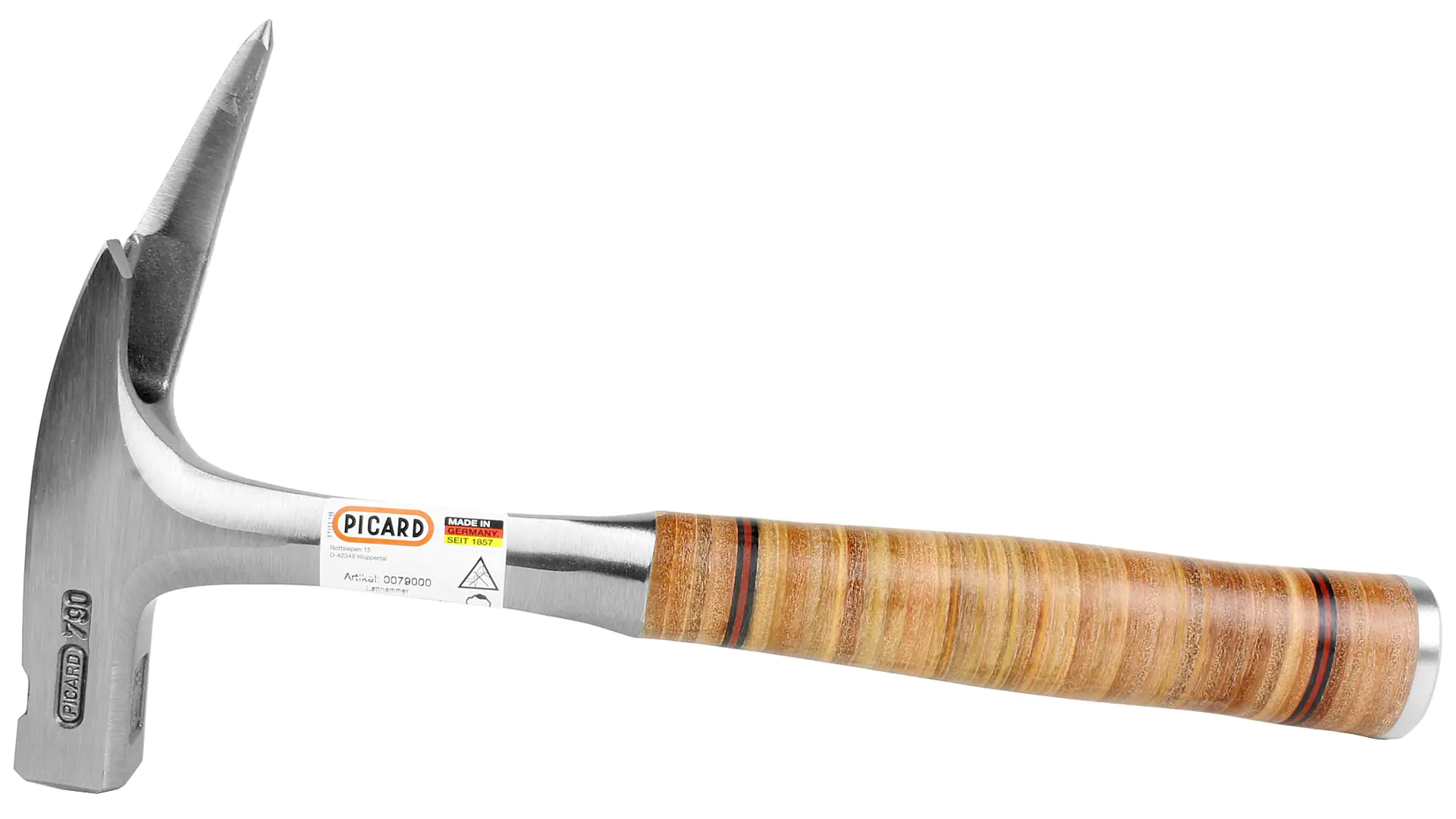 Marteau de charpentier avec manche en cuir de PICARD