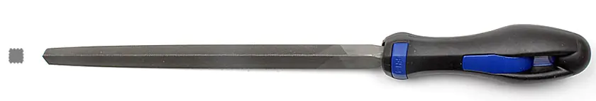 Lime Carrée avec Poignée Ergonomique Coupe n°2 Longueur de Coupe 200 mm AJAX