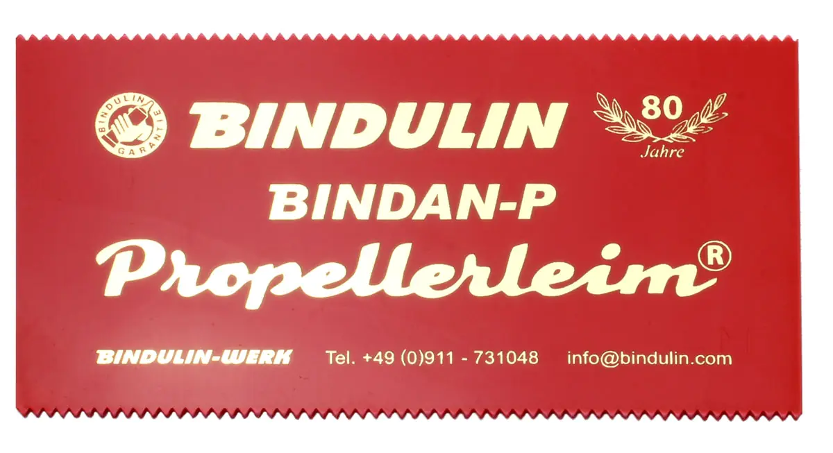 BINDAN-P Truelle à colle crantée en plastique, Largeur 150 mm