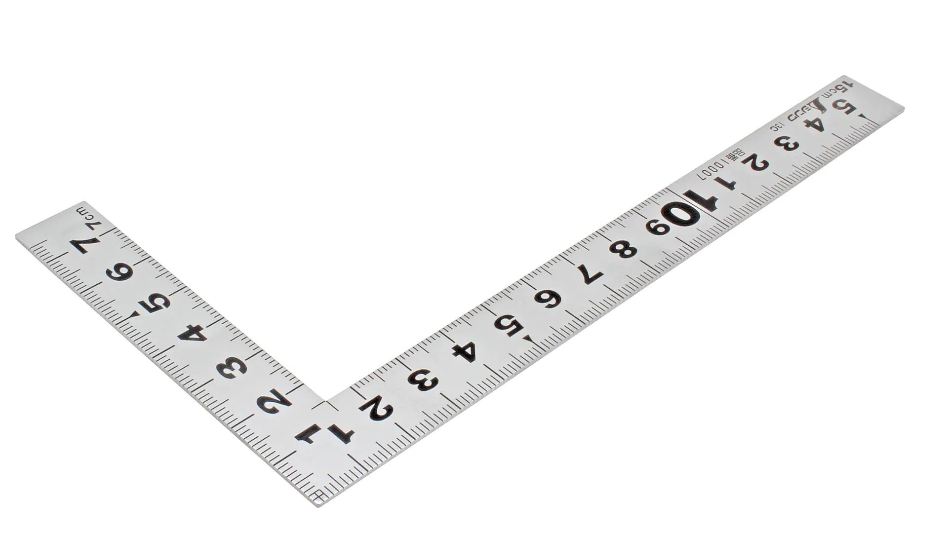 Mini Équerre d'Encadrement Rigide 15cm cross section 15 x 1 mm SHINWA