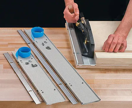 Rail de Guidage 16 pouces (406mm) pour Rabot et Ponceuse à Dressage de Face VERITAS