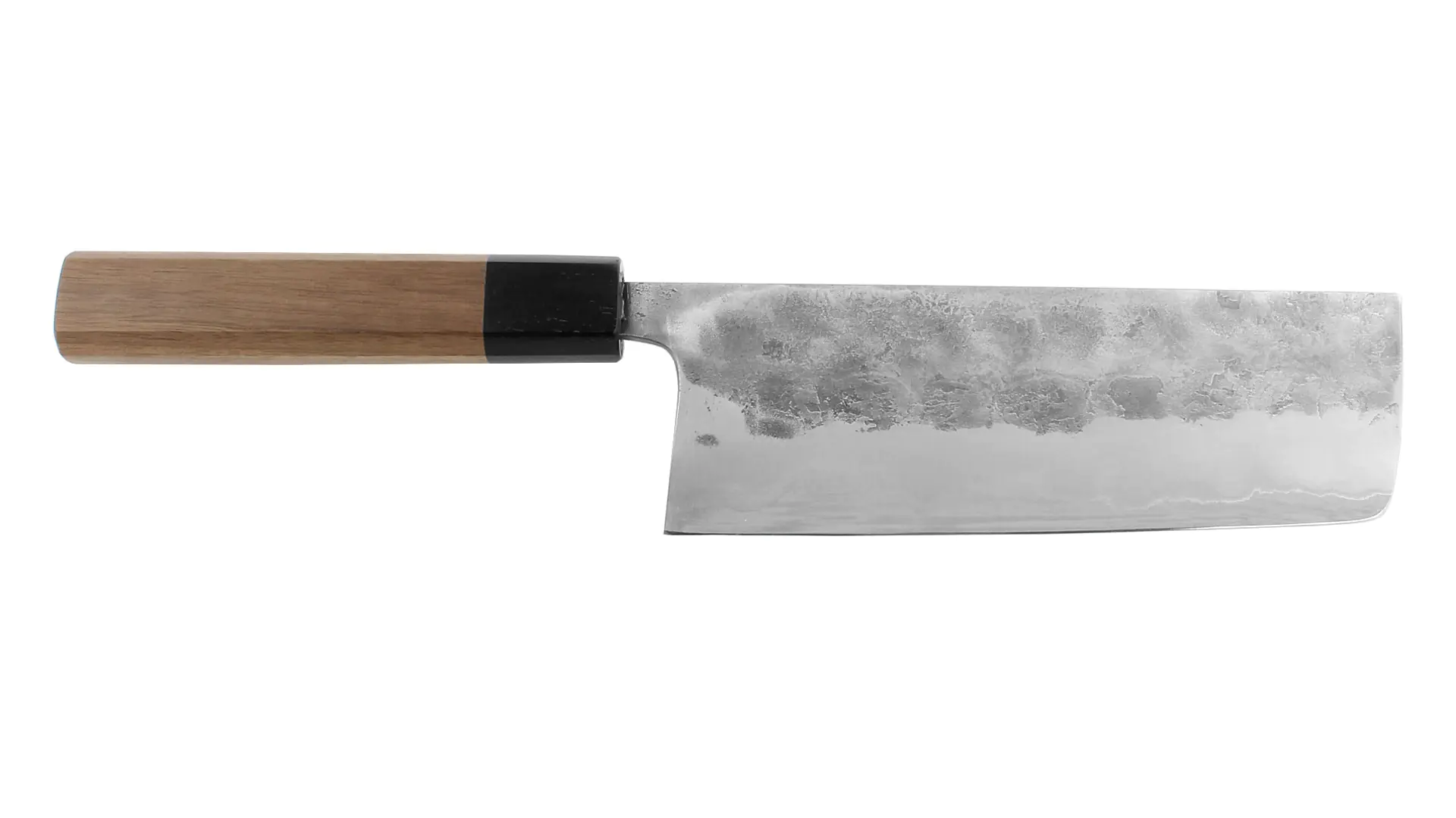 Nashiji Nakiri Longueur de Lame 165 mm Couteau Jap. de Cuisine Aogami N ° 1 Manche en Noyer KATSUTO TANAKA