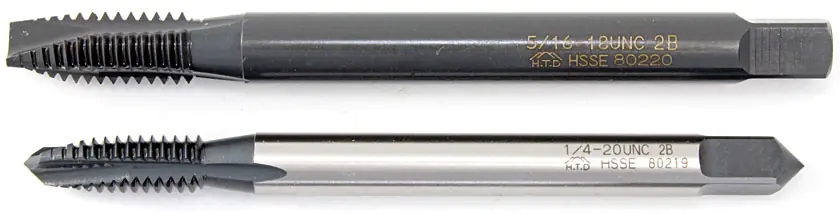 Foret Taraud UNC 1/4 x 20 DIN 376