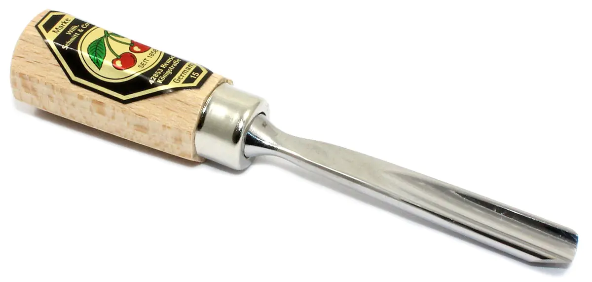 Mini Gouge Coupe 8 Droite - 8 mm L = 105 mm TWO CHERRIES Mini Gouge Coupe 8 Droite - 8 mm L = 105 mm TWO CHERRIES