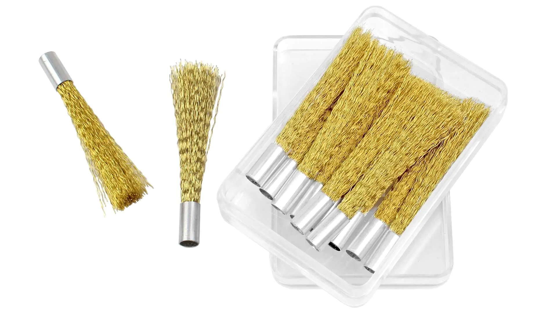Cartouche de Rechange pour Brosse Métallique en Laiton 4 mm Lot de 12 Pièces