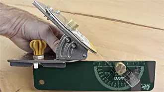 Pour vérifier l'angle de chanfrein
