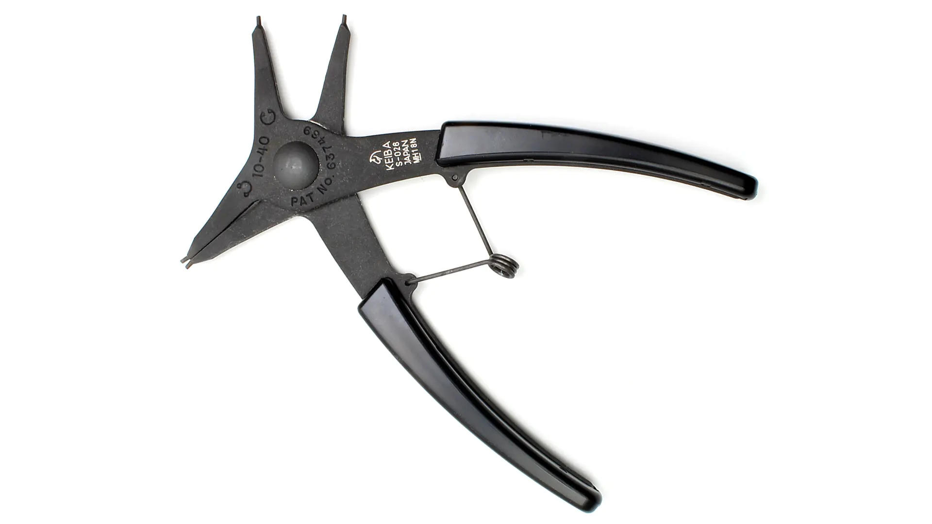 Pince à Circlips pour Joncs d'Arrêt 10 - 40 mm TL 140 mm KEIBA S-026