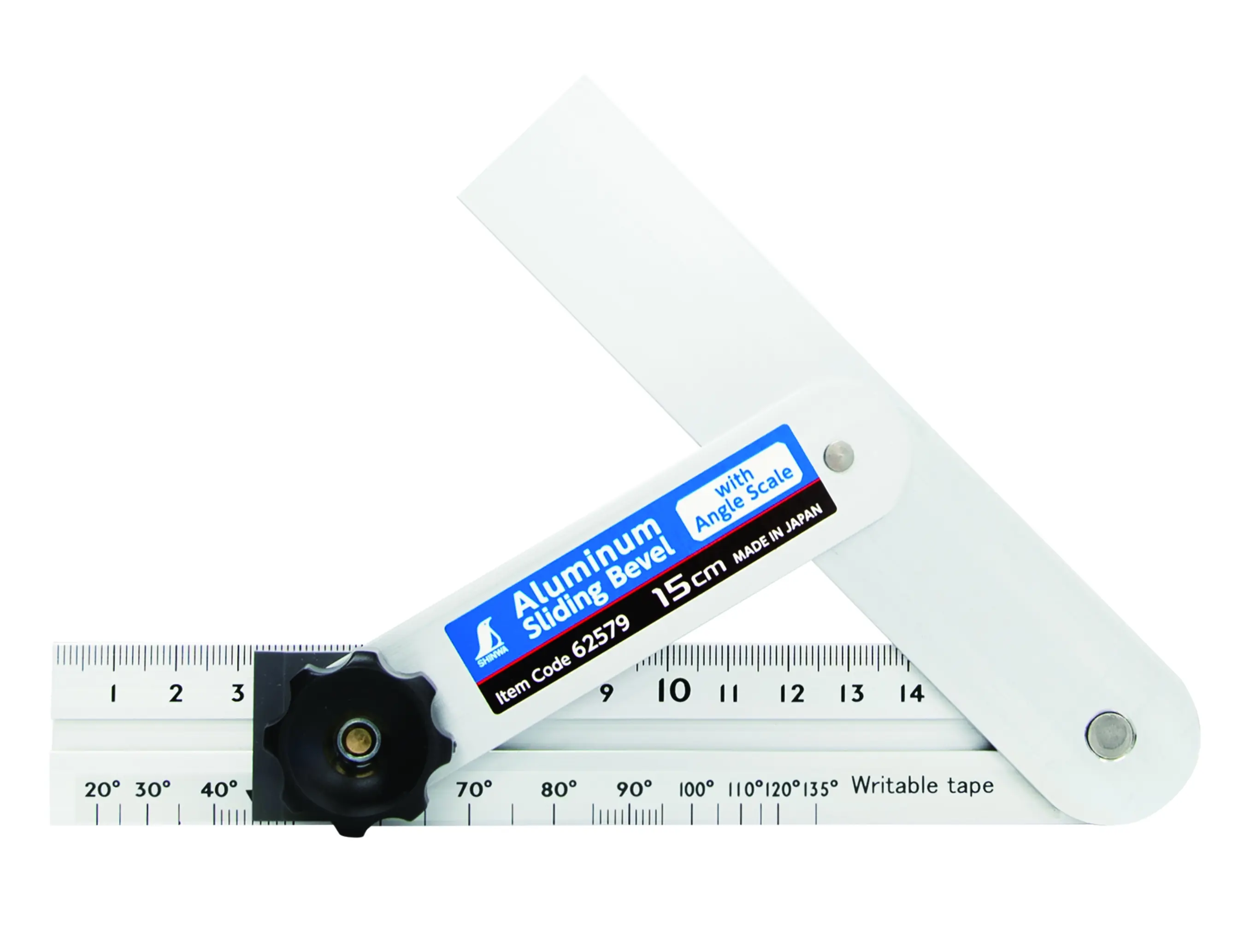 Fausse Équerre Coulissante en Aluminium 15cm SHINWA Fausse Équerre Coulissante en Aluminium 15cm SHINWA
