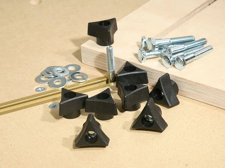 INCRA Build-It Ensemble de 8 Boutons avec Boulons et Rondelles
