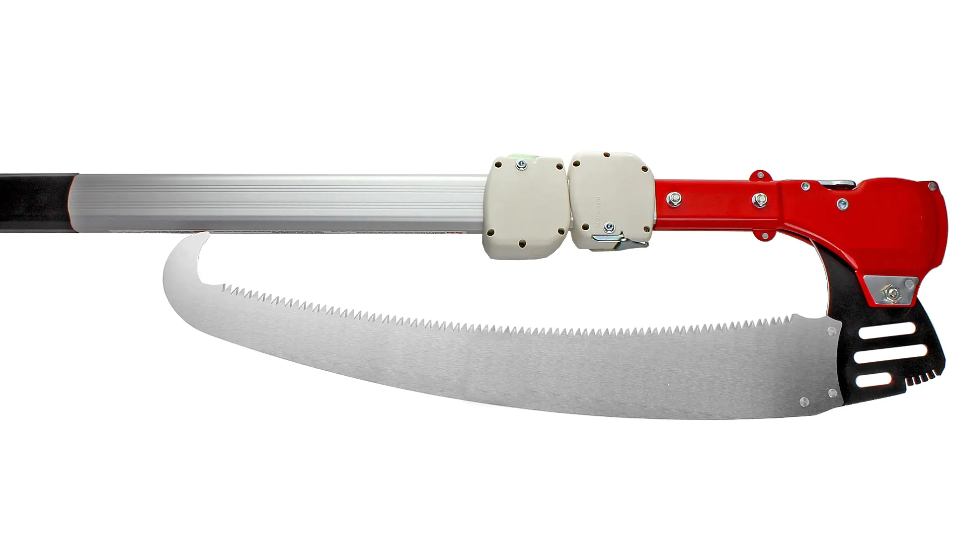 Scie à Perche Extensible 1.2 m - 3.0 m Lame 390 mm avec Crochet et Coupe-Ecorce NISHIGAKI Scie à Perche Extensible 1.2 m - 3.0 m Lame 390 mm avec Crochet et Coupe-Ecorce NISHIGAKI