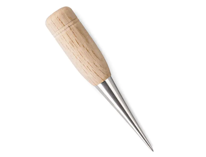 Poinçon Poignard 125mm avec Manche en Chêne Blanc