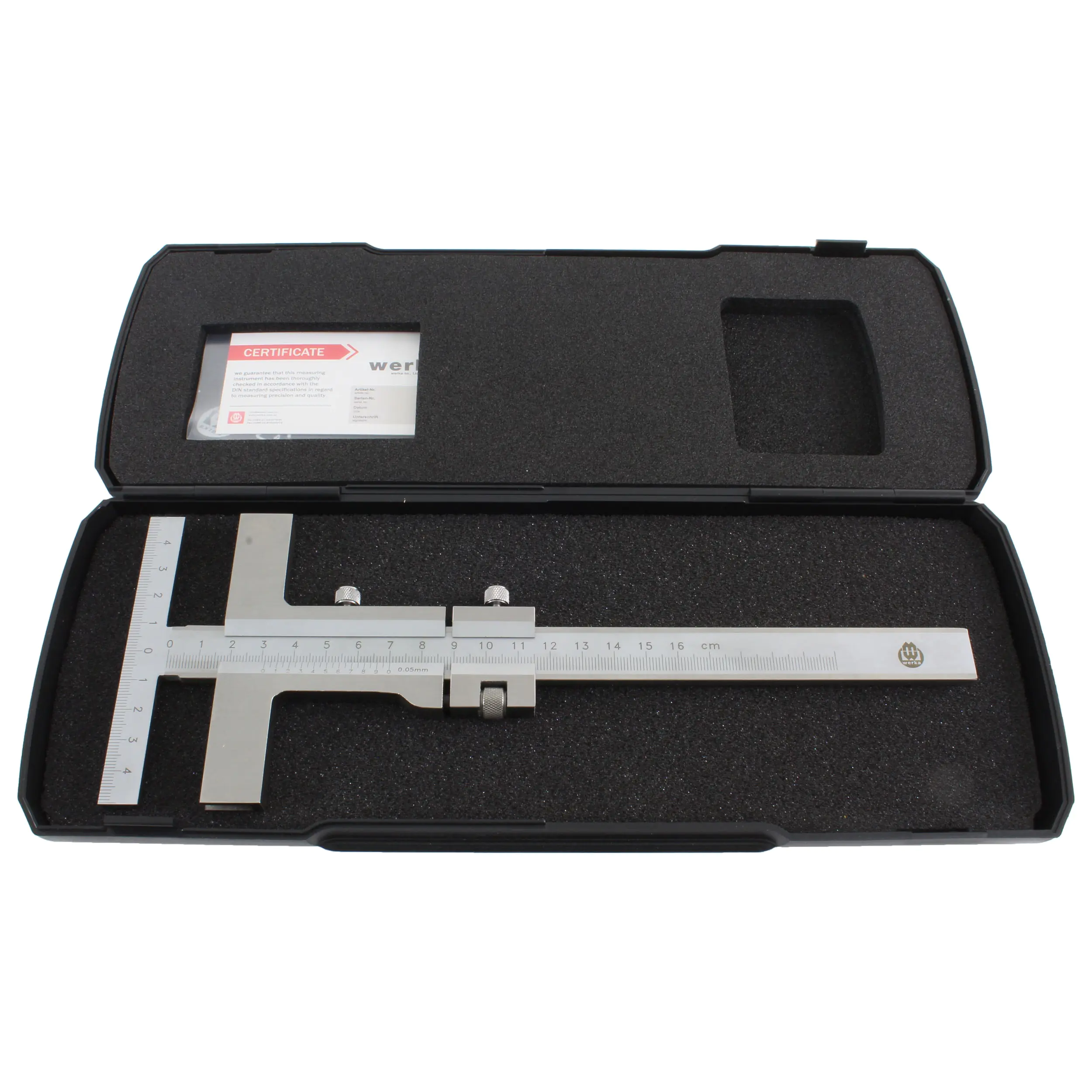 Pied à coulisse de traçage avec vernier 0 - 160 mm de WERKA Pied à coulisse de traçage avec vernier 0 - 160 mm de WERKA