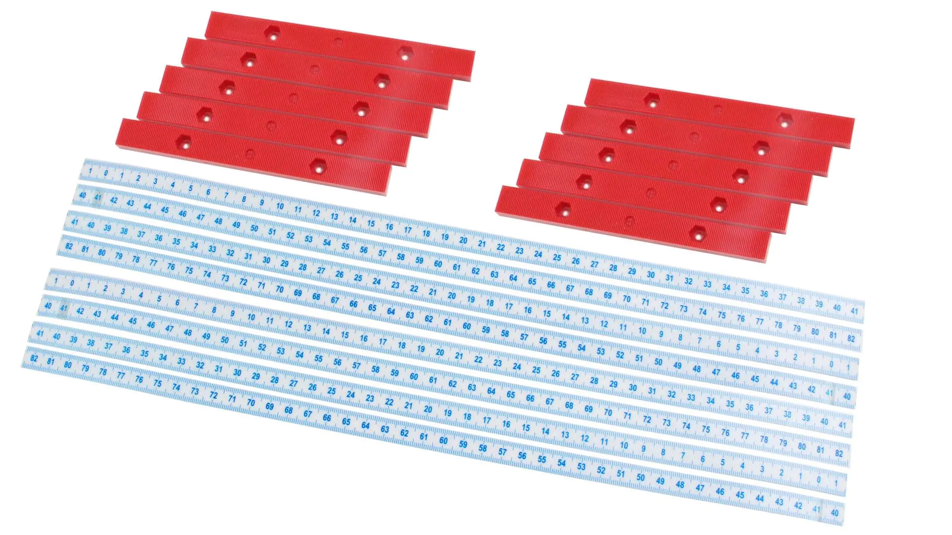 Pack de Graduations Métriques Incrémentées - 10 Pièces INCRA