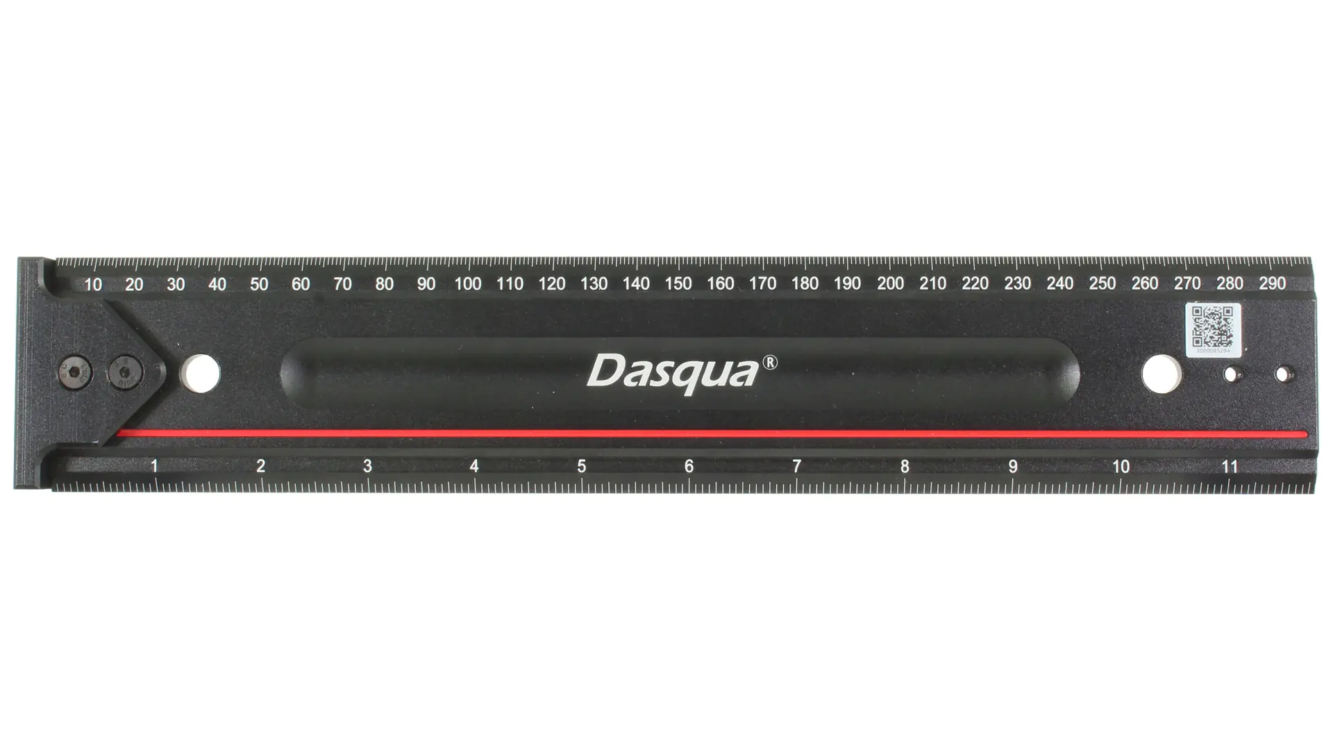 Règle avec butée ❘ BLACK-RED Plus ❘ DASQUA